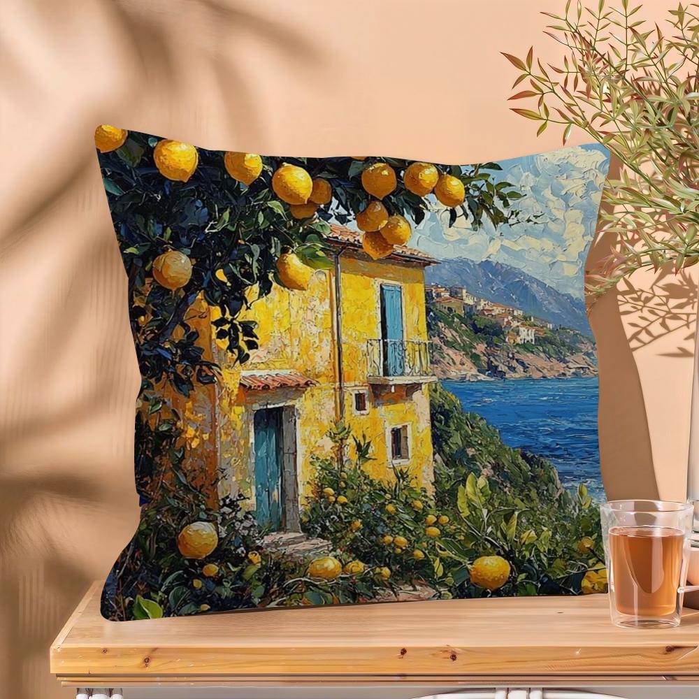 Lemon Garden pillow cover sofa cushion cover home room decoration children gift