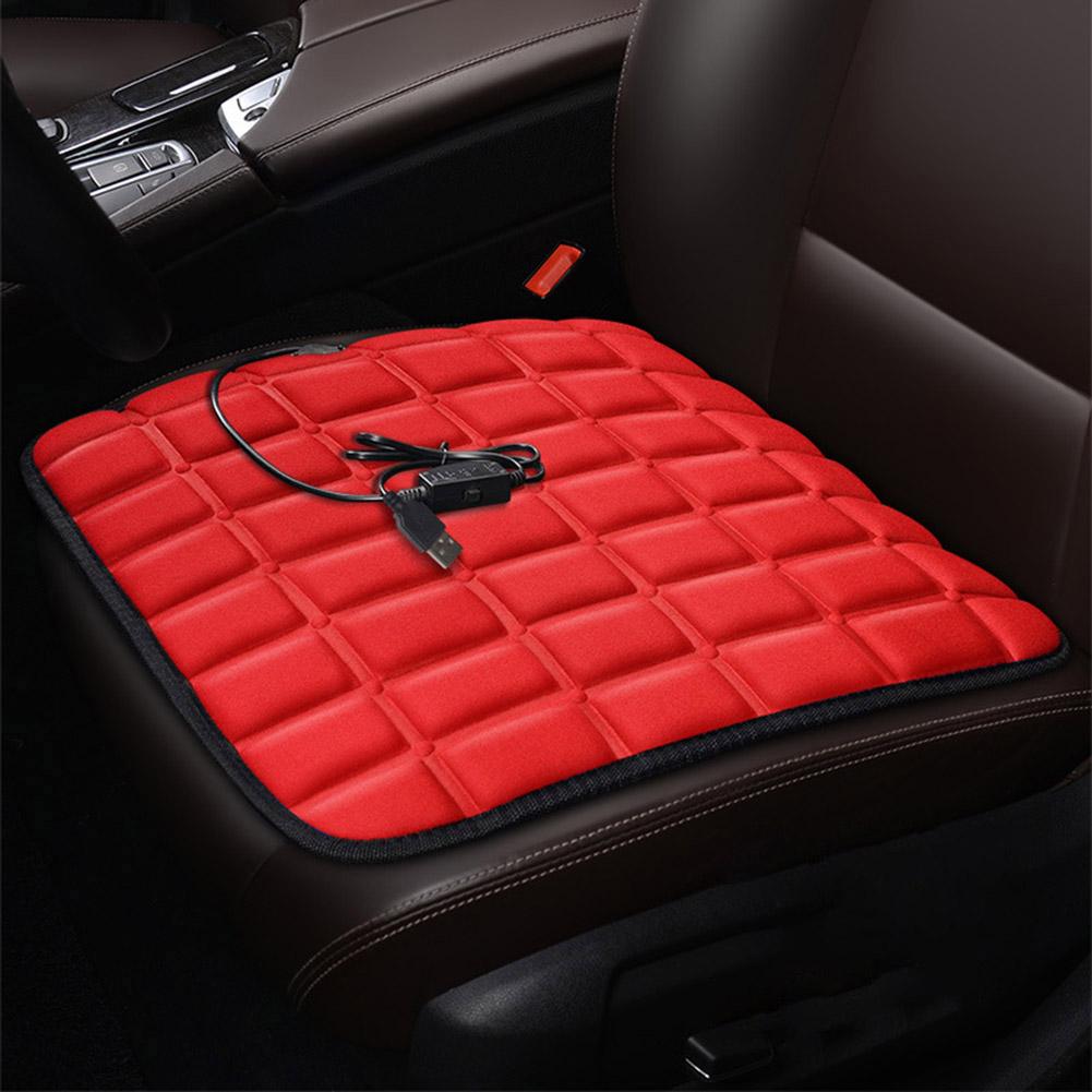 Electric Winter Warm Seat Cover USB 5V Heated Car Seat Cover Comfortable Non Slip Scratch Resistant Auto Interior Accessories