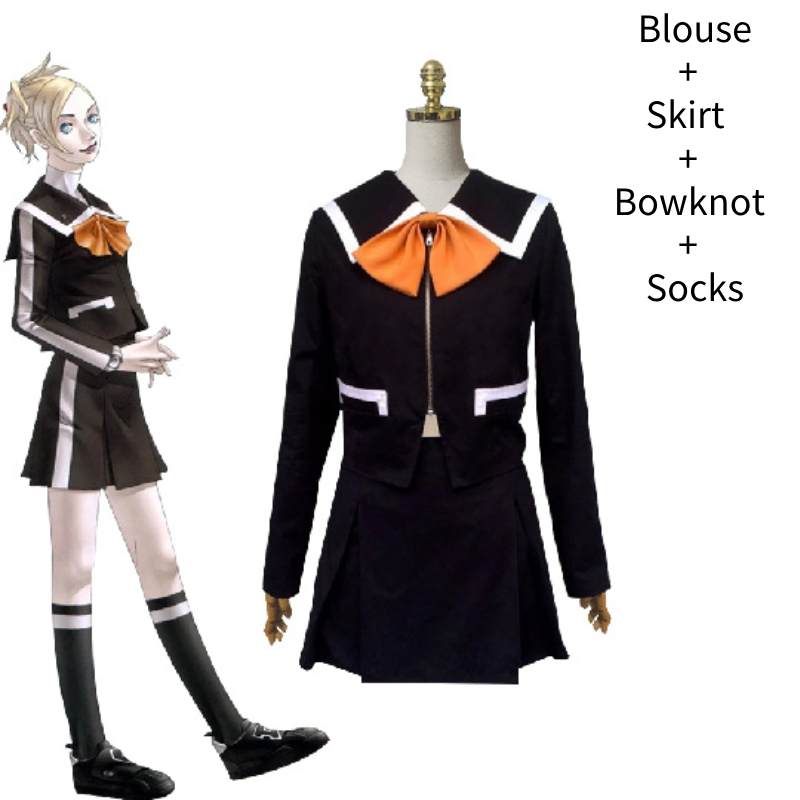 

Persona Tsumi 2 Костюм для косплея школьной формы Аниме Мультфильм Виртуальный персонаж L