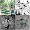 Vibrant Colorful Spider Halloween Decoration For Engaging Indoor And Outdoor Haunted House Ambiance