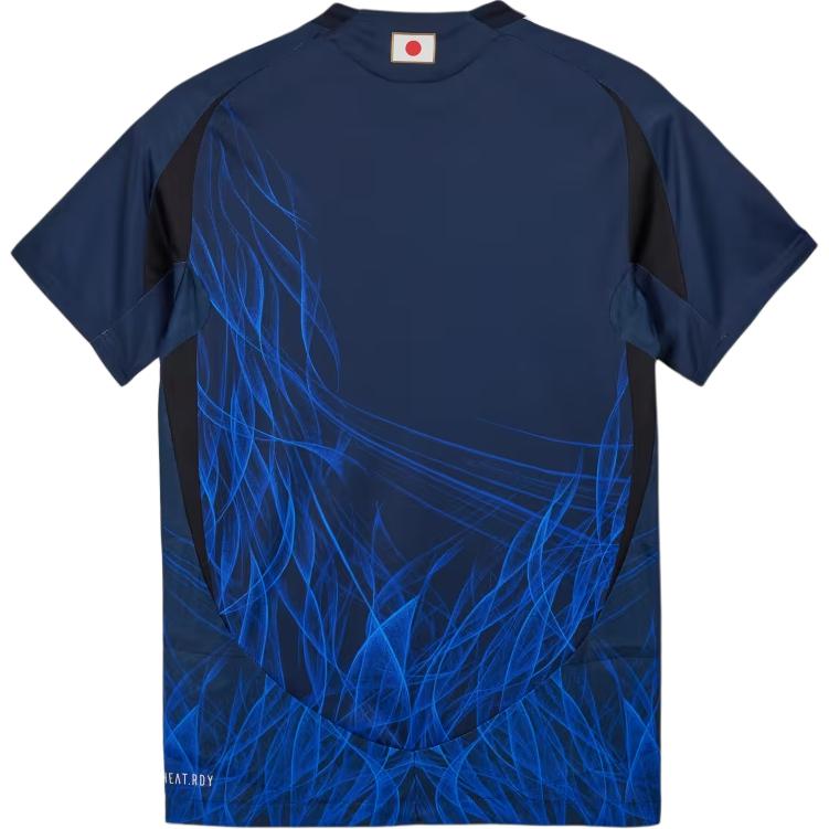 Adidas Y-3 Japan Home Authentic Jersey Blue Men Streetwear IU0957