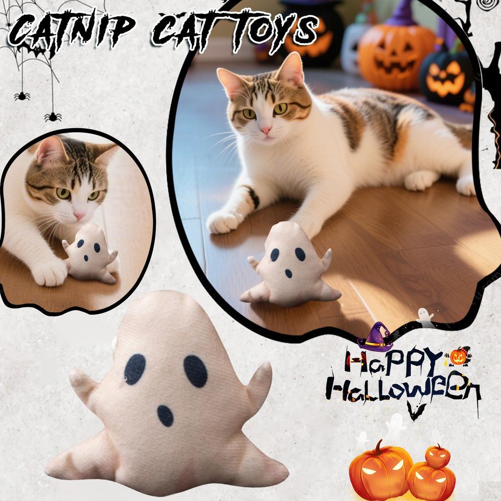 Halloween Cat Toys, Catnip Plush Toys, Soft And Cat Toys, Perfect For Indoor Play And Exercise