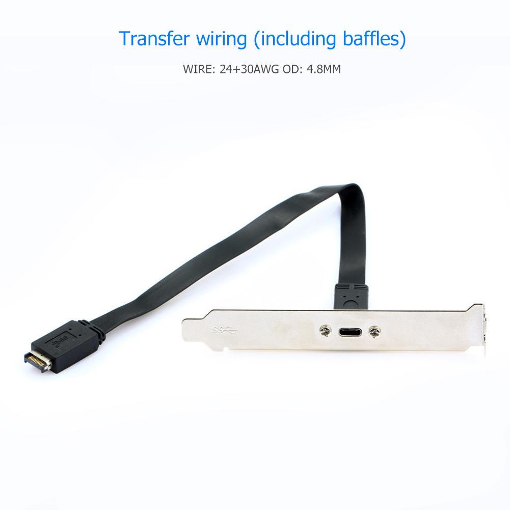 10Gbps USB 3.1 Type C Front Panel Header Type EMainboard Expansion Cable Line CHINA