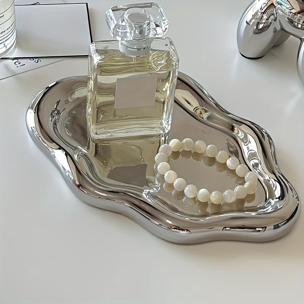 Ceramiczna tacka na biżuterię w kształcie chmury, dekoracyjna statuetka kolekcjonerska, dekoracja domu o tematyce kosmicznej, wszechstronna do różnych typów pomieszczeń