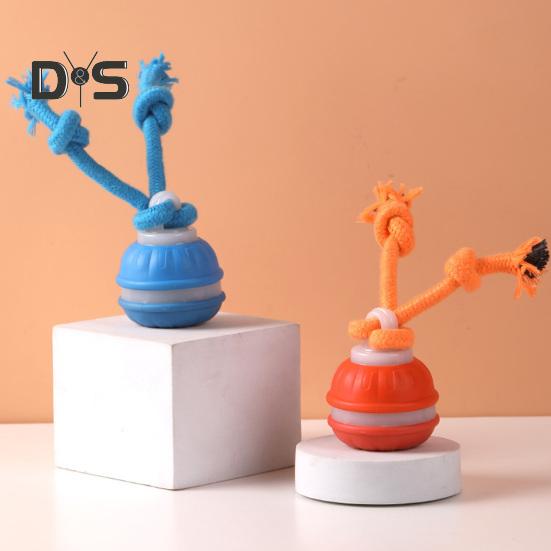 Inteligentna Automatyczna Ruchoma Piłka Piszcząca Zabawka dla Psa z Czujnikiem Ruchu Kompaktowa Konstrukcja Ładowanie USB Interaktywna Tocząca się Zabawka dla Zwierząt