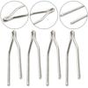 4pcs V-type High-temperature Resistant Electric Soldering Iron Head Used In Electric Welding Tool Replaceable Accessories