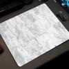 Mousepad 45X50 Gri Alb Textură Îmbătrânită Grunge Zgâriat Bază de Cauciuc Anti-Alunecare Mousepad Pentru Laptop PC Birou Jocuri Decor