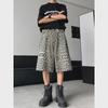 Hong Kong Leopard Print Multi-Pocket Casual Shorts 2024