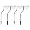LED Solar Lights Outdoor Rainproof Landscape Street Lamp for Garden Lawn Yard Decoration