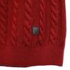 Louis Vuitton Long Sleeve Cable Knit Crew Neck Knit Red Men's Used