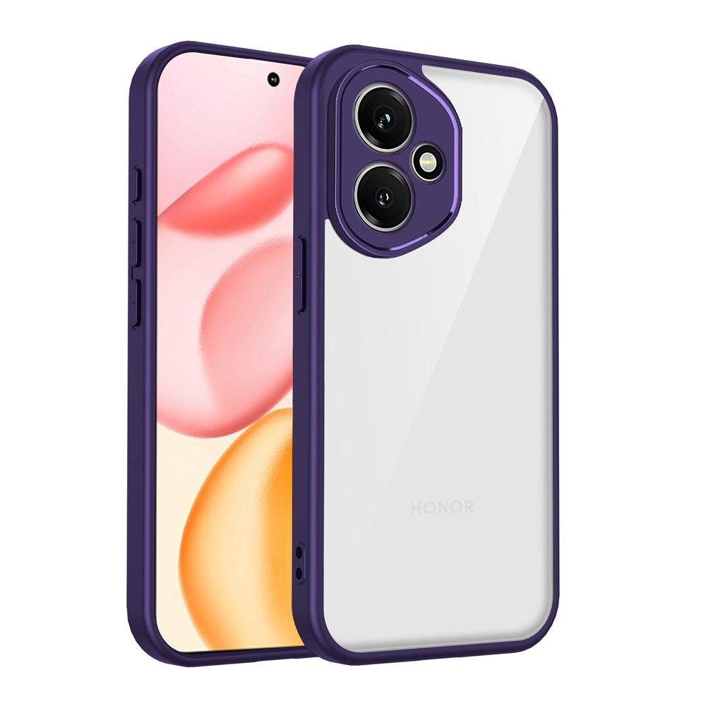 KEYSION Custodia Trasparente per Telefono per HONOR 400 400 Pro 5G Silicone+PC Cover Posteriore Trasparente Antiurto per Huawei Honor 400 Lite