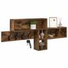 Wall mounted Nightstand Smoked Oak 100 x 12 x 43.5 cm