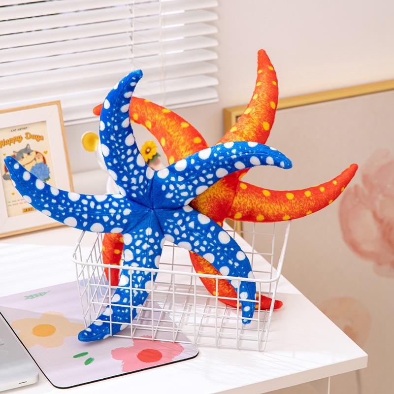 Realistic Octopus Plush Toy Colorful Leopard Pattern Squishy Stress Relief Gag Gift Stingray Starfish Compressed