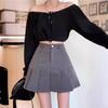 2024 Summer Women's High-Waisted Pleated Mini Skirt - Versatile, Fashionable, and Slimming Design
