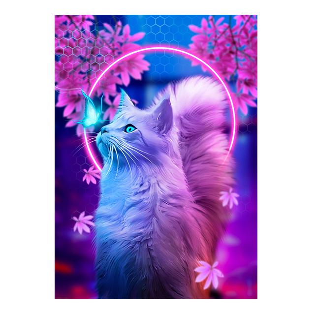 Cyberpunk Cats Duck Bear Fantasy Posters Wall Art Canvas Prints Modern Fashion Animals Paintings Living Room Home Decor Pictures