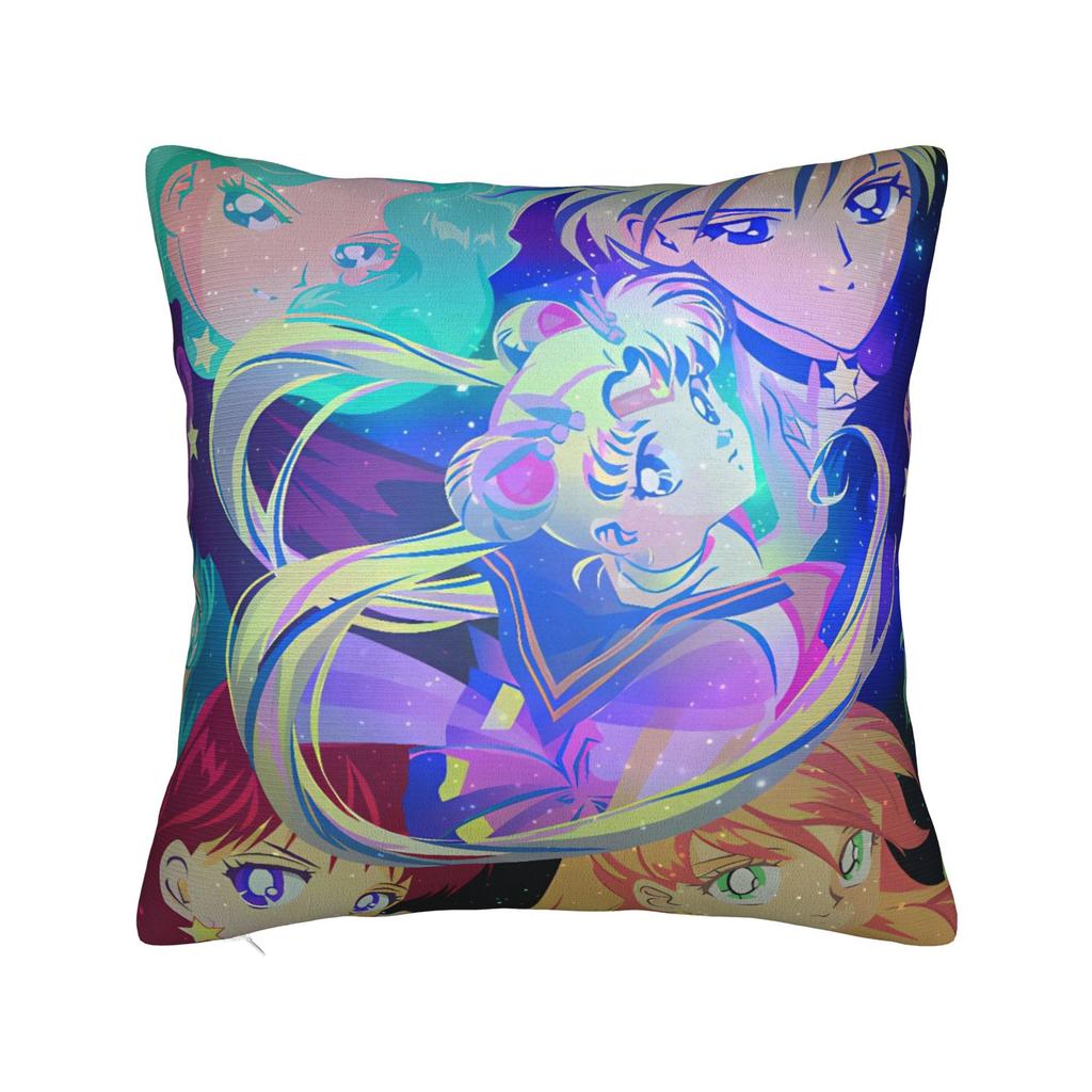 Sailor Moon Pillowcases Kawaii Pillow Case For Living Room Chair Design Pillow Cover