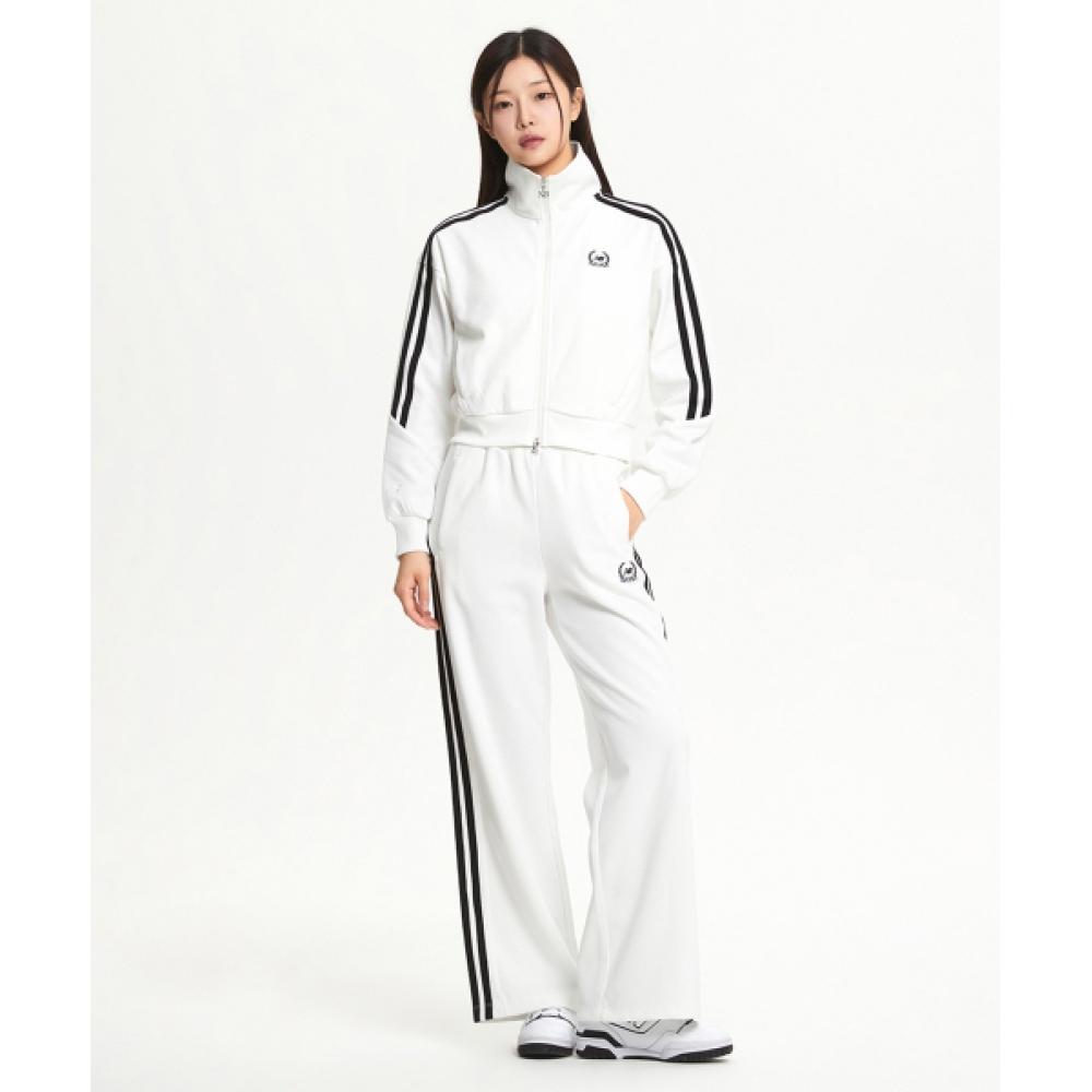 New Balance Nbmde4w142 Women Essential Track Jacket  Ivory 