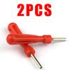 Plastic Handle Screwdriver Tire Valve Core Removal Tools Valve Core Remover Repair Removal Tool Auto Motorcycle Accessories