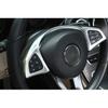 Cover Trim Steering Wheel Button Frame For Benz C-Class W205 Matte Silver 15-18