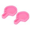 2 Pcs Fondant Molds Easy Cleaning DIY Making Food Grade Silicone Soft Elastic Chocolate Molds for