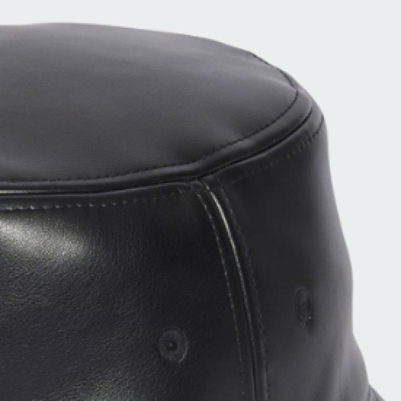 Adidas Trefoil Leather Bucket Hat Black Iy4055 – buy the