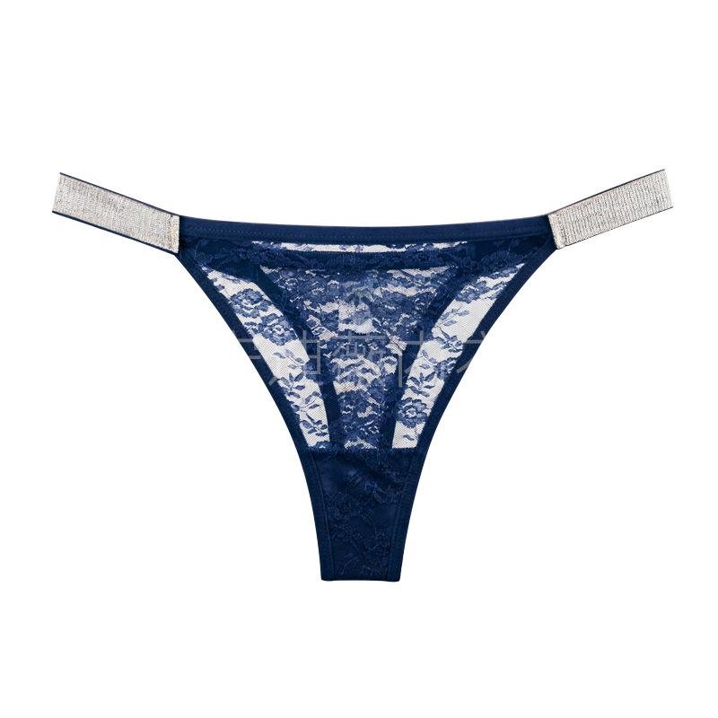 Sexy Low Waist One Piece Lace See Through Plus Size Women T Thong Panties