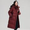 Women's Loose Hooded Long Puffer Down Coat