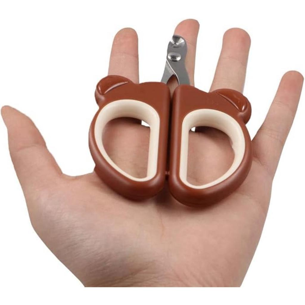Practical Kitten Puppy Claw Nail Cutter for Trimming Pet Nail Clippers Cutter, Professional Pet Nail Clippers, Cute Bear Shape Cat Dog Nail Trimmer