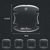 4pcs Car Door Bowl Handle Protector Stickers Transparent Anti-scratch Film for Alfa Romeo 4C 159 Spider Giulia Giulietta 156 147