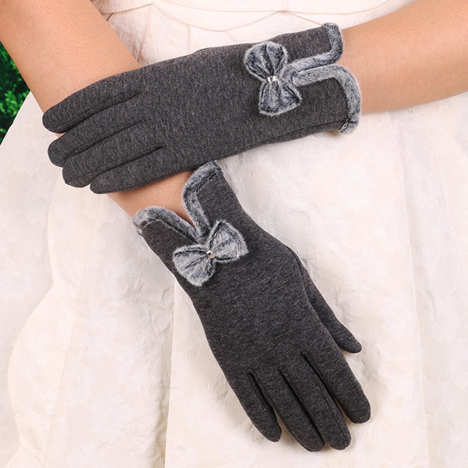 

Женские модные зимние теплые перчатки с полным пальцем, лыжные ветровые руки
