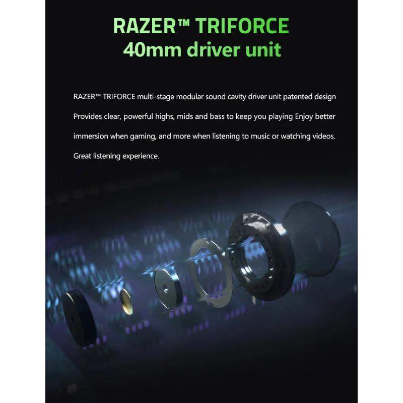 Razer Barracuda X Bluetooth USB Wireless Headset Gaming Headset Microphone
