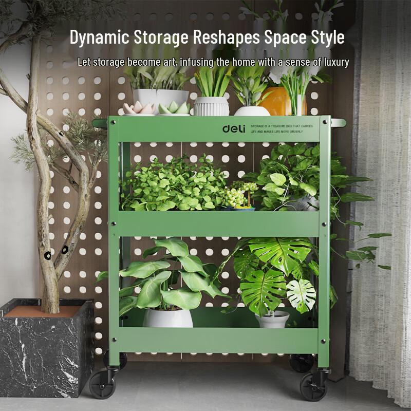 Deli Metal Rolling Storage Cart