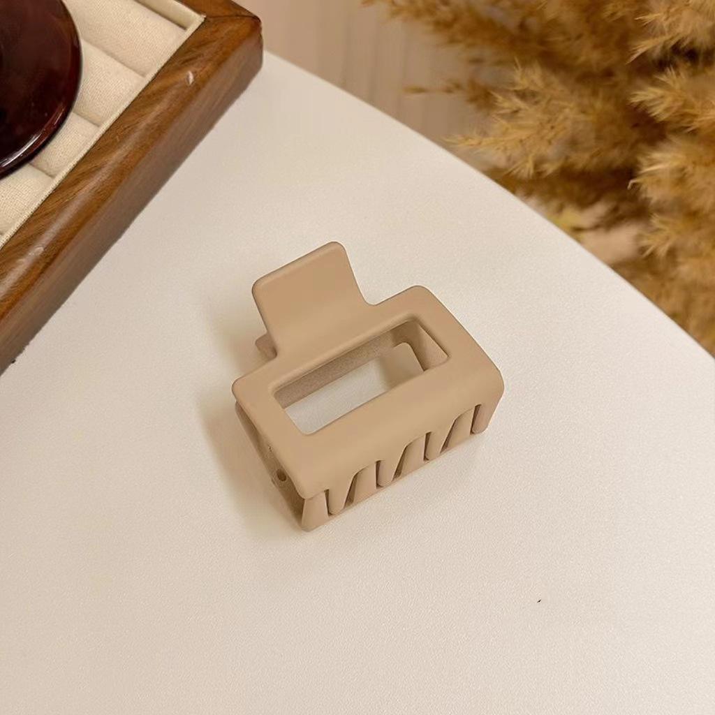 5.5cm Matte Back-of-Head Small Square High Ponytail Shark Clip Hair Accessory
