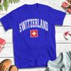 Man T Shirt Switzerland Swiss Flag (2) T-Shirts Harajuku  Summer Tee Shirt Funny Cotton Clothes Gift