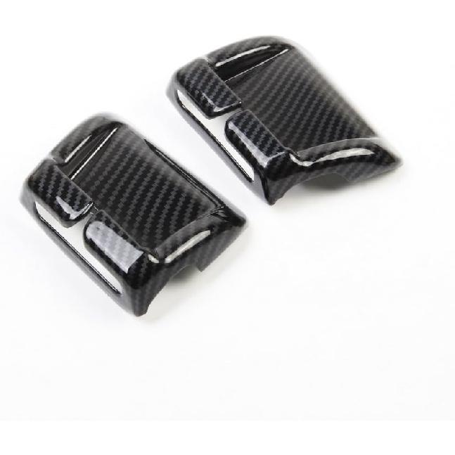 

Carbon Fiber Look Cover Trims Accessories Seat Belts Brackets molding for 2014 2015 2016 2017 2018 Chevrolet Corvette C7