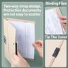Foldable Folders A4 To A5 Folder A4 Folding Board Student Test Paper Storage Folder Organize Folder File Contract Folder