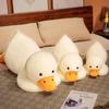 55-100Cm New Giant White Duck Plush Toys Cute Large Soft Sleeping Pillow Kawaii Big Goose Cushion Stuffed Animal Doll Home Decor
