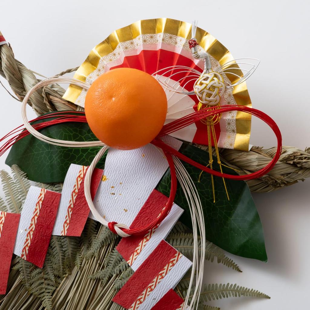 Hideshime Shimenawa New Year's Decoration, Shimekazari, Local Entrance Decoration [Kansai] Kansai Shimekazari Gombo (Large) 60cm OS-M01