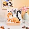 Coil Binding Cat Dog Desk Calendar Creative Daily Planning Supplies Portable Calendar  Office Use