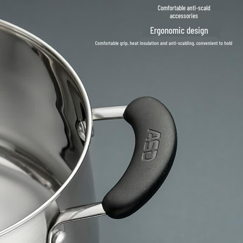 ASD Wales 24cm Stainless Steel Nutrition Stew Pot