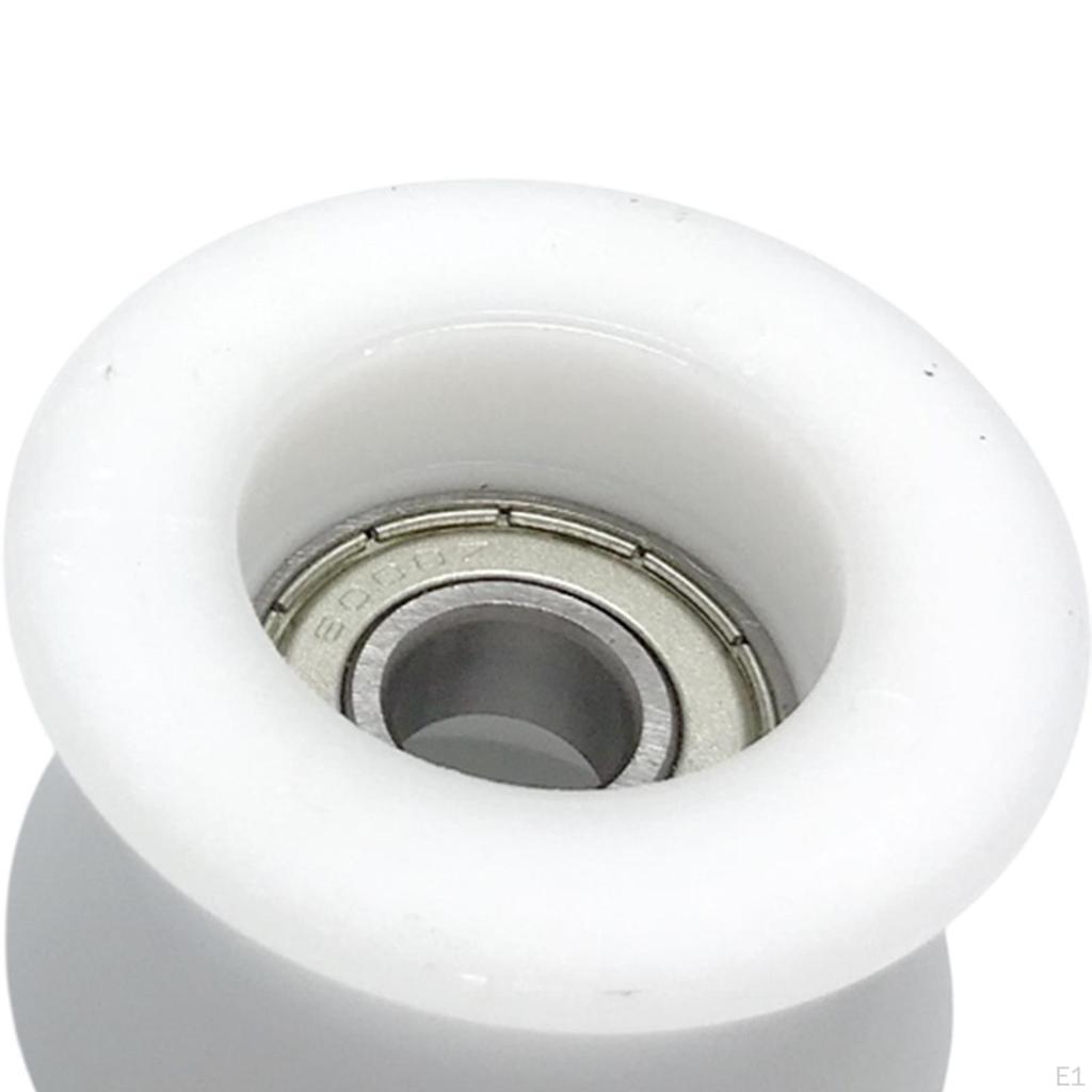 U Groove Pulley Wheel Rolling Ball Bearing Stable Smooth Rope Guide for Driving Mechanical