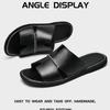 Slippers for Men Fashion Casual Sport Slippers High Quality Cowhide Leather Slipper Summer Open Toe Beach Slippers Large Size47