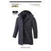 Winter Fashionable Simple Warm Cotton Jacket for Men Fluffy and Versatile Detachable Hat Zipper Versatile Jacket