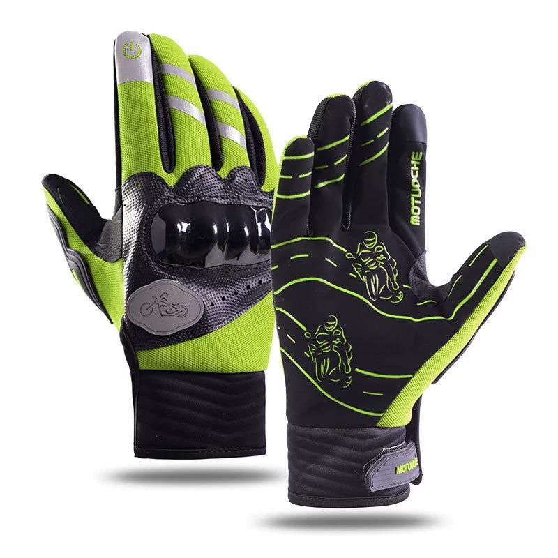 Cycling gloves motorcycle men's full finger cycling bicycle outdoor sports off-road racing non-slip and wear-resistant protection