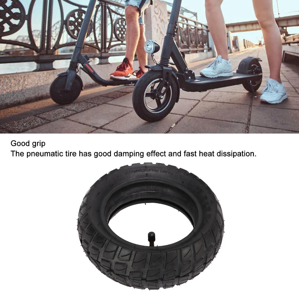 Black Electric Scooter Tire and Inner Tube Set Pneumatic Wheel Tire  Scooter Repair and Maintenance
