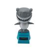Car Ornament Dashboard Bobbling Dancing Toys Solar Powered Shark Shaking Head Toy Solar Swing Shark