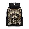 Jimothy the Ballard Seattle Raccoon Backpack Outdoor Style Backpacks Unisex High Quality Breathable School Bags Elegant Rucksack