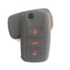 Silicone Key Cover For Seat Ibiza Leon Car Styling Key Holder Remote Flip Key Fob Protector Case