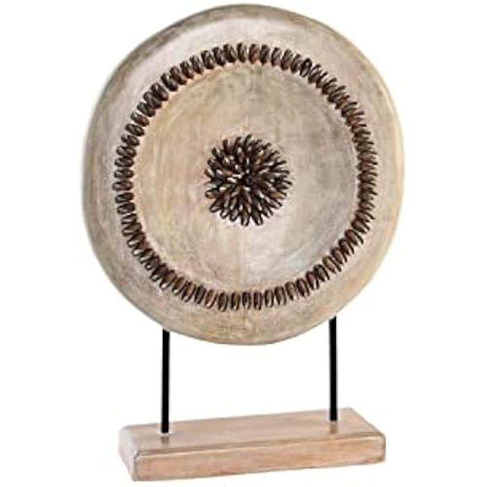 Figurine décorative - DKD HOME DECOR - Cercles - Beige - Fer - 39 x 12 x 55 cm