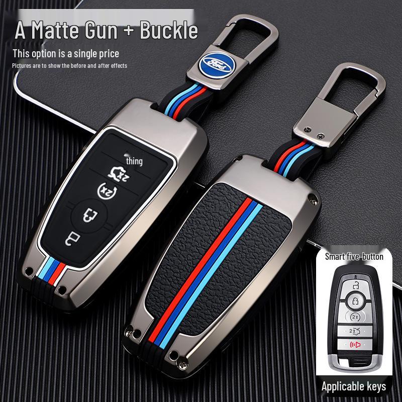 2020 Ford Escape & 2022 Mondeo Edge Two-Button Car Key Case